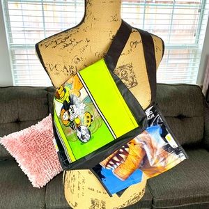 Kids snack crossbody bag. Satchel styled.